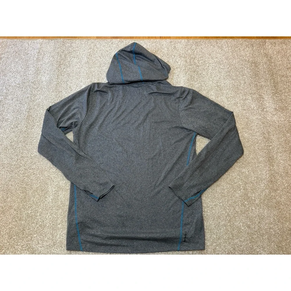 THE NORTH FACE Mens Gray Mountain‎ Athletics Flashdry Light Running Hoodie Small